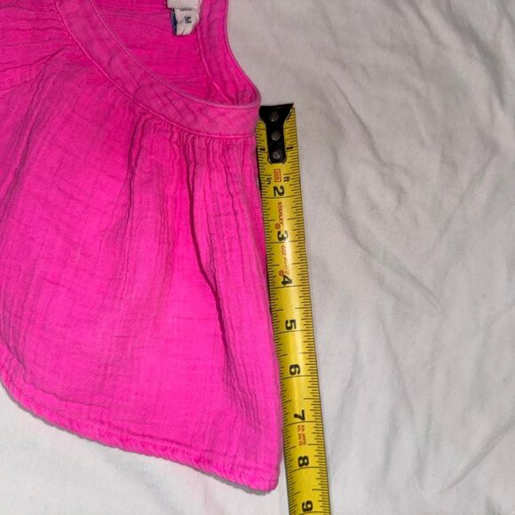 Vineyard Vines Seastitch Double Gauze Flutter Sleeve Dress Small - Picture 5 of 8